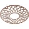 Ekena Millwork Cannes Wood Fretwork Pierced Ceiling Medallion, Wood (Paint Grade), 26"OD x 8 7/8"ID x 3/8"T CMWP26X26X0375CNMF - alternate 4